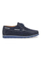 Blaue Schnürschuhe aus echtem Leder, hergestellt in Italien, Jerpoint 09