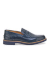 Mocassini Blu con Bocca di Leone PITTARELLO 8027
