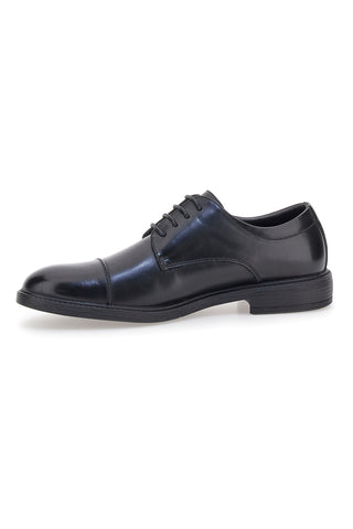 Scarpe stringate nere eleganti in vera pelle Ferré FU210C215