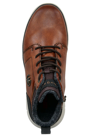 Cognacfarbene, gepolsterte Stiefeletten aus Stoff, Bugatti 331AP0305055