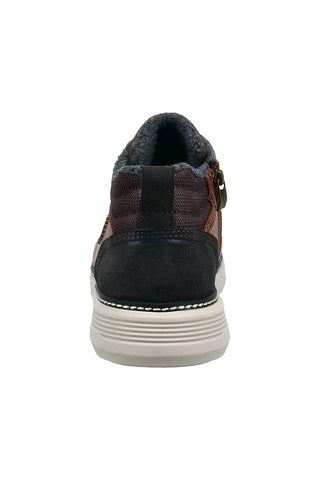 Cognacfarbene, gepolsterte Stiefeletten aus Stoff, Bugatti 331AP0305055