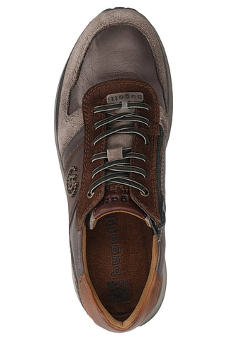 Sneakers marroni in vera pelle Bugatti 331APA041441