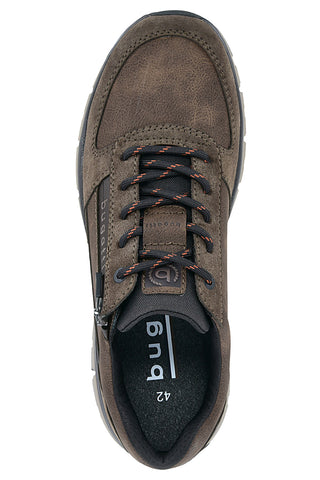 Sneakers marroni con zip Bugatti 332-AOS01-5500