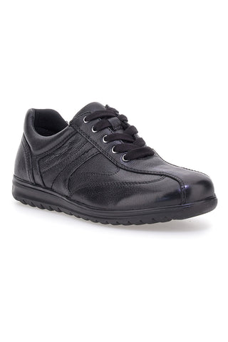Scarpe stringate nere in vera pelle Claremorris 1310460