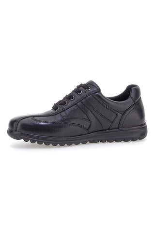Scarpe stringate nere in vera pelle Claremorris 1310460