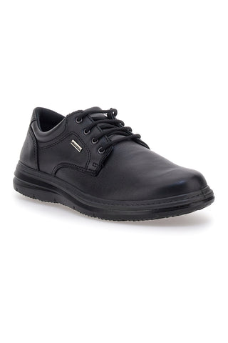 Scarpe stringate nere in pelle Imac 85130826790011