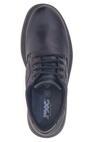 Scarpe stringate nere in pelle Imac 85130826790011