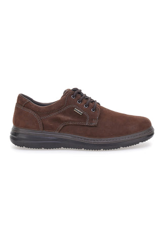 Imac 85130930263017 Schnürschuhe aus braunem Leder