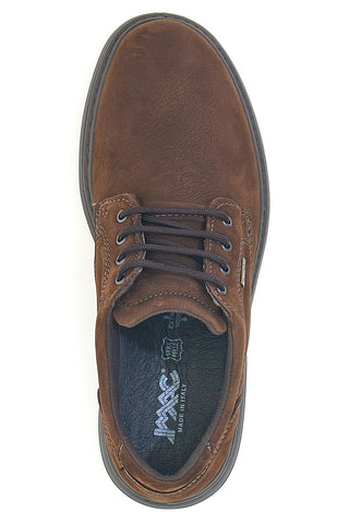Scarpe stringate marroni in pelle Imac 85130930263017