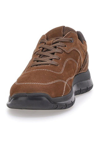 Imac 85254030266017 Schnürschuhe aus braunem Leder