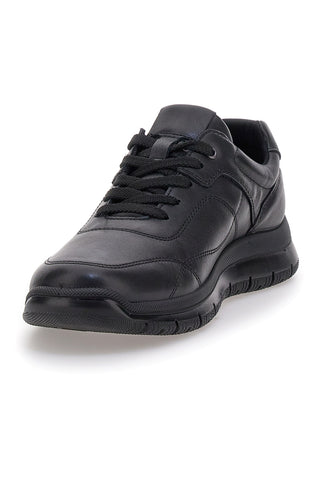 Schwarze Leder-Sneakers Imac 8525412290011