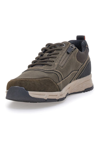 Relife 2472319FR wasserabweisende vegane Khaki-Schuhe mit herausnehmbarer Innensohle