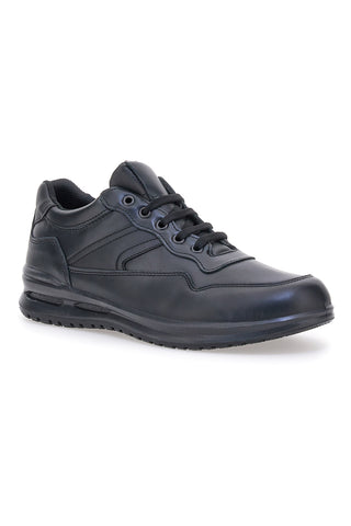 Sneakers nere in vera pelle con fondo rialzato Marco Brandi 308