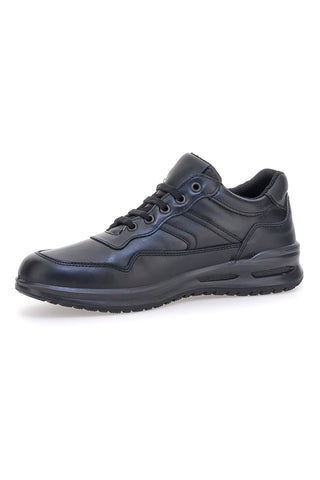 Sneakers nere in vera pelle con fondo rialzato Marco Brandi 308