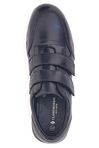 Scarpe Stringate nere sportive con chiusura a strappo Claremorris 458ADAM