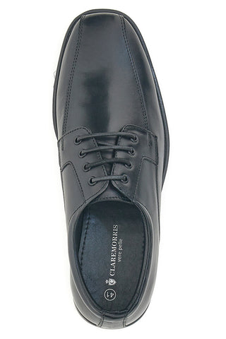 Scarpe nere eleganti stringate in pelle Claremorris 01CROSS