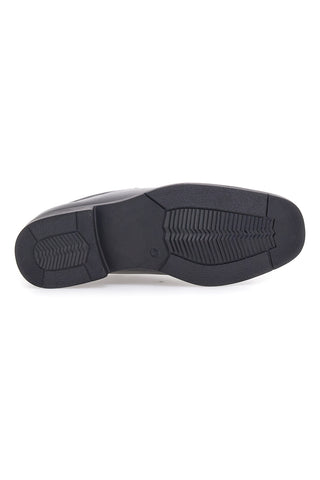 Mocassini neri eleganti slip on in pelle Claremorris 02CROSS