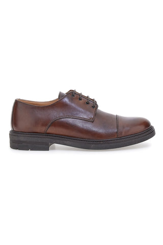 Pittarello Focus 222 Braune Schnürschuhe aus echtem Leder, hergestellt in Italien