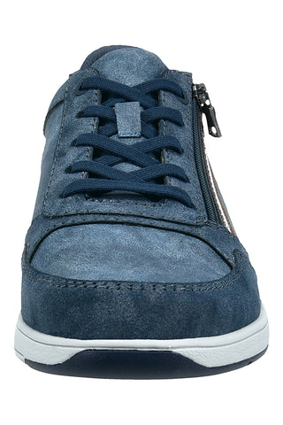 Sneakers blu con lacci e zip laterale Bugatti 3333071350004000