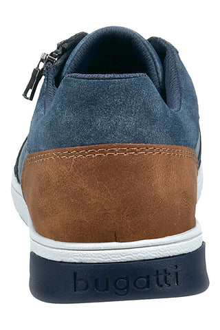 Sneakers blu con lacci e zip laterale Bugatti 3333071350004000