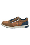Bugatti braune Herren-Turnschuhe mit seitlichem Reißverschluss 3333071350006300