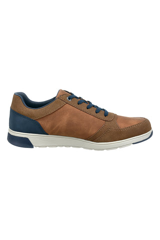 Bugatti braune Herren-Turnschuhe mit seitlichem Reißverschluss 3333071350006300