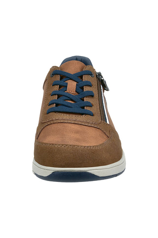 Bugatti braune Herren-Turnschuhe mit seitlichem Reißverschluss 3333071350006300