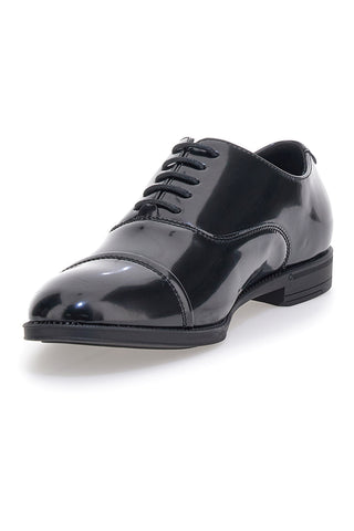 Glänzende schwarze Schnürschuhe Claremorris 1681584