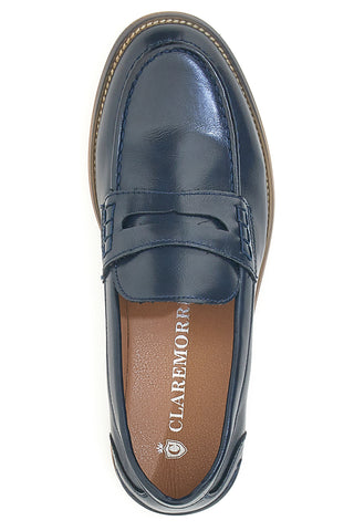Mocassini blu Claremorris 210913