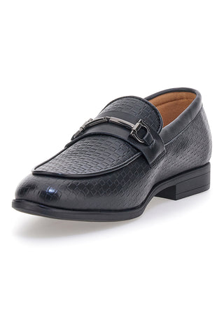 Mocassini neri con morsetto Longford 2Y08513