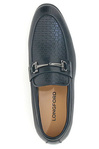 Mocassini neri con morsetto Longford 2Y08513