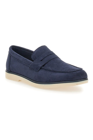 Mokassins in Marineblau, schlichte Linie Longford 2Y3833Y