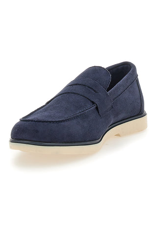 Mokassins in Marineblau, schlichte Linie Longford 2Y3833Y