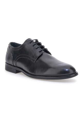 Schwarze Schnürschuhe aus echtem Leder Pittarello Class 300