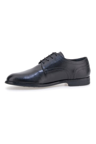 Schwarze Schnürschuhe aus echtem Leder Pittarello Class 300