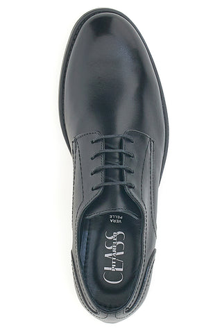 Schwarze Schnürschuhe aus echtem Leder Pittarello Class 300