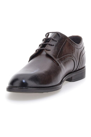 Braune Schnürschuhe aus echtem Leder Pittarello Class 300