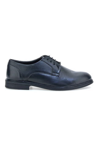 Elegante schwarze Schnürschuhe aus echtem Leder Pittarello Klasse 2011