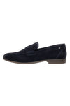 Blaue Wildleder Mokassins Bugatti 311AW66014004100