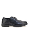 Elegante schwarze Brogue-Schnürschuhe Longford 9008