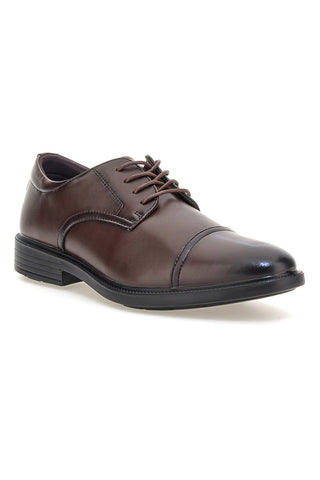 Scarpe eleganti marroni stringate Longford 9011
