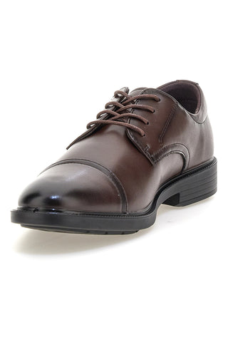 Scarpe eleganti marroni stringate Longford 9011