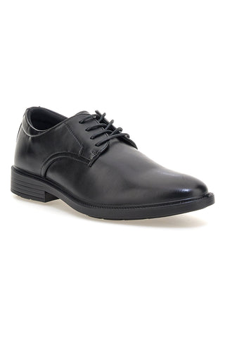 Elegante schwarze Schnürschuhe Longford 9012