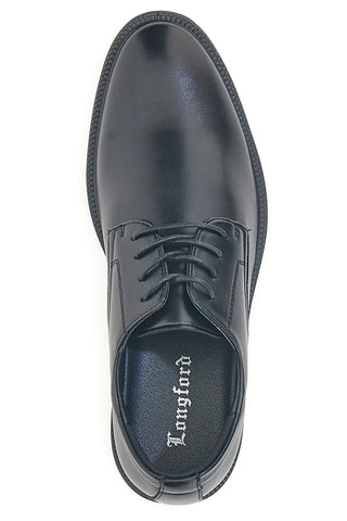 Elegante schwarze Schnürschuhe Longford 9012