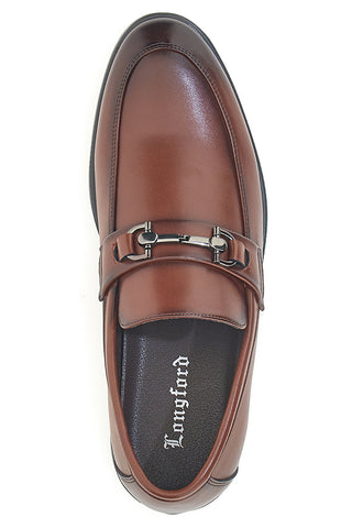 Mocassini marroni con morsetto Longford 9015