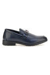 Blaue Mokassins mit Longford Horsebit 9016