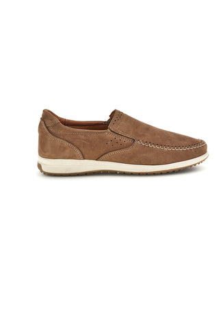 Braune Slipper aus echtem Leder Jerpoint 320