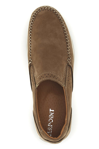 Mocassini marroni in vera pelle Jerpoint 320