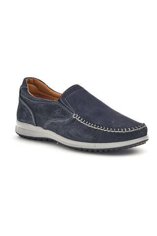 Mocassini navy in vera pelle Jerpoint 320