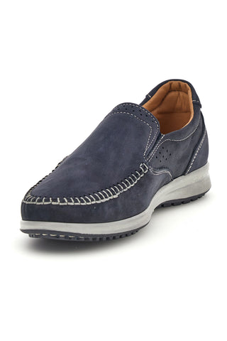 Mocassini navy in vera pelle Jerpoint 320